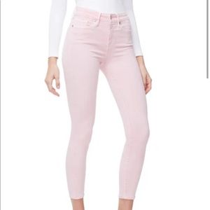 good american pink jeans